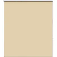 vidaXL Verdunkelungsrollo Beige 120x175 cm Stoffbreite 116,6 cm