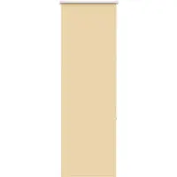vidaXL Verdunkelungsrollo Beige 50x150cm Stoffbreite 45,7 cm Polyester