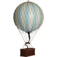 Authentic Models MONTGOLFIERE LED 30CM - BLEU PASTEL DIA. 18CM