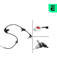 OPTIMAL ABS Sensor Raddrehzahl Hinten Links für MAZDA 323 F VI (BJ) 06-S099