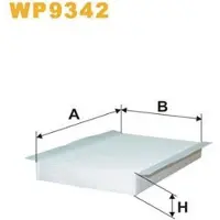 WIX FILTERS Filter, Innenraumluft WP9342