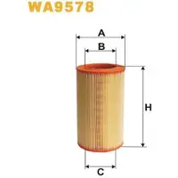 WIX FILTERS Luftfilter WA9578