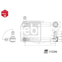 FEBI BILSTEIN Bilstein Stange/Strebe, Stabilisator ProKit 172296