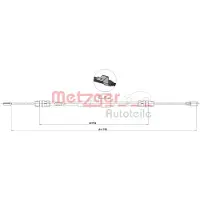 METZGER Seilzug, Feststellbremse 1.FD021