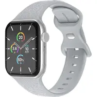 IMoshion Mandala Silikonarmband für Apple Watch | 44/45/46/49 mm - Grau