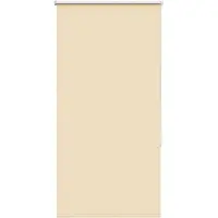 vidaXL Verdunkelungsrollo Beige 75x130cm Stoffbreite 70,7 cm Polyester