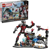 LEGO Marvel Captain America: Civil War Actionduell - Superhelden Spielset mit 8 Minifiguren - Bau- und Spielset mit Spielzeug Flugzeug - Geschenk für Jungen und Mädchen 76314