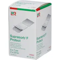 Suprasorb F Protect Folien-Wundverb.5x7 cm ste. 100 St Verband
