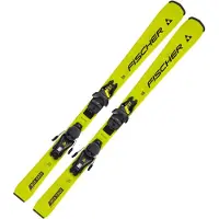 Fischer Kinder Racing Ski RC4 RACE JR (130-150) JRS + FS7 CA