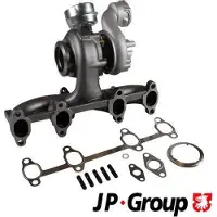 JP GROUP Turbolader 1117403200 für VW Transporter V Bus (7HB, 7HJ, 7EB, 7EJ, 7EF, 7EG, 7HF, 7EC)