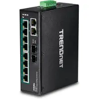 Trendnet 10 Ports Gehärtet Power Over Ethernet+ Din-schiene Switch