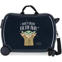 Disney Unisex für Kinder. 2899821 Star Wars Far away Kinderkoffer 2 multidirektionale Räder (OSFA), Schwarz, Lässig, ABS/Polykarbonat, Kabin