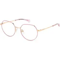 Polaroid Kids Junior PLD D839 EYR Rahmen von BRILLEN Metall Gold Rund Normal