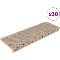 vidaXL Stufenmatten Selbstklebend Sisal-Optik 30 Stk 65x21x4cm 3365892