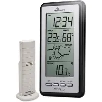 Techno Line Wetterstation MA 10430 Silber-Schwarz