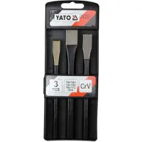 YATO Meißel + Durchtreiber-Satz YT-4711 142mm 152mm 173mm 10mm 12mm 16mm 395g