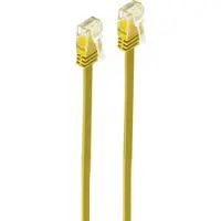 Shiverpeaks Patchkabel-Flachkabel U/UTP cat. 6 slim gelb 15m