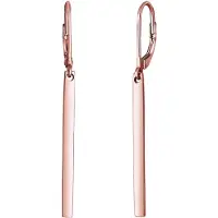Elli Ohrringe Basic Hänger Geo Look Trend Blogger 925 Silber Elli Rosegold
