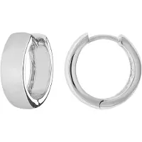 Trendor 41581 Ohrringe für Damen und Herren 925 Silber Creolen Ø 16 mm