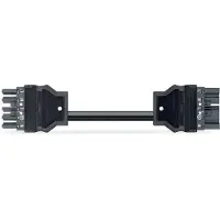 Wago 771-8985/007-303 konfektionierte Verbindungsleitung,Eca,Buchse Stecker,dunkelgrau 7718985007303
