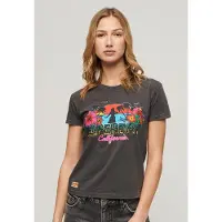 Superdry Cali Sticker Fitted Kurzarm-t-shirt