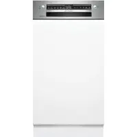 Bosch Serie 4 SPI4HMS49E, Halb integriert, Single (45 cm breit), Schwarz, Edelstahl, Tasten, 1,75 m, 1,65 m