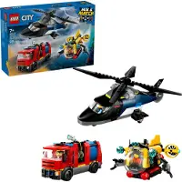 LEGO Kombinationsset mit Hubschrauber, Löschauto und U-Boot - 60462