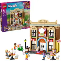 LEGO Friends Restaurant und Kochschule, Spielset für Rollenspiele, Lernspielzeug für Kinder ab 8 Jahren, fördert soziale Entwicklung, Geschenk zum Geburtstag oder zu Weihnachten für Mädchen 42655