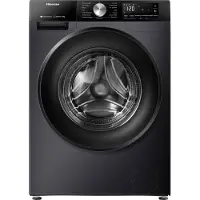 Hisense WF3S8043BB3 Waschmaschine, ConnectLife, Dampffunktion, Power JetWash, 8 kg, Schwarz