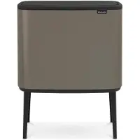 Brabantia Bo Touch Bin Mülleimer 3 x 11 L - Platinum