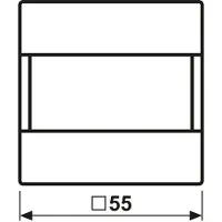 JUNG Bt Home Bewegungsmelder 180 Bluetooth Mesh Schwarz - Bta17181Swm