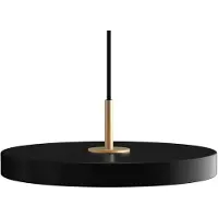 UMAGE Design Hängelampe Asteria Plus Mini, dimmbar, schwarz, für Wohn- / Esszimmer, Metall, Design, Pendelleuchte