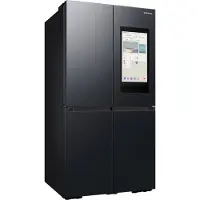 Samsung RF65DG9H0EB1EF, French Door, Premium Black Steel, Freistehend, French door, Schwarz, Touchsteuerung, LED, An Tür