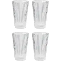 Stelton – Pilastro Trinkglas – 4er-Set – 0,35 L