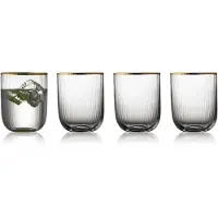 Lyngby Glas Glas Glas Palermo Gold 350 ml (4-Stück)