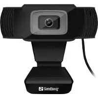 Sandberg USB Webcam 480P Saver, 0,3 MP, 640 x 480 Pixel, 30 fps, 640x480@30fps, 480p, Auto