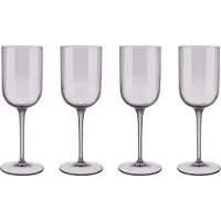 Blomus FUUM Set 4 Weißweingläser, Weinglas, Wein Glas, Glas farbig, Fungi, 280 ml, 63942