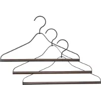 Ferm Living - Kleiderbügel (3er-Set), schwarz