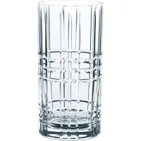 Nachtmann Longdrinkglas "Longdrinkgläser Square 445 ml 4er Set transparent"