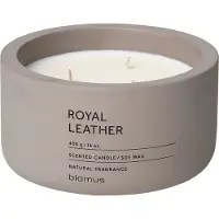 Blomus Duftkerze Fraga Royal Leather Beige Satellite 25 Stunden 6,5 cm