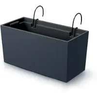 Prosperplast Blumenkasten URBI CASE W Anthrazit 39,5 cm