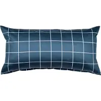 Janine Kissenbezug "modernclassic 39025, Mako-Satin aus 100% Baumwolle", (2 St.), mit Reißverschluss, in Gr. 40x80 oder 80x80 cm, mit Karos und Streifen