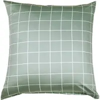 Janine Kissenbezug "modernclassic 39025, Mako-Satin aus 100% Baumwolle", (1 St.), mit Reißverschluss, in Gr. 40x80 oder 80x80 cm, mit Karos und Streifen