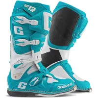 Gaerne SG-12 Türkis Weiß Motocross Stiefel Größe 47
