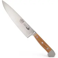 Güde Kochmesser, geschmiedet, Serie Alpha, Doppelkropf, Griff Briccole di Venezia