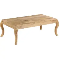 vidaXL Couchtisch 110 x 60 x 40 cm Mangoholz Massiv
