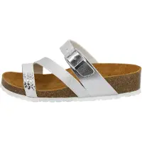Lico Natural Glitter Pantolette - silber