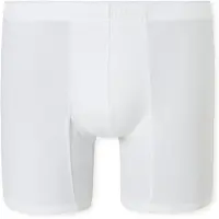 Schiesser Boxershorts "Boxershort Premium Cotton-Shorts 1er Pack", Herren, Gr. L, weiß, Obermaterial: 95% Baumwolle CO. 5% Elasthan EL., Unterhosen Boxershorts