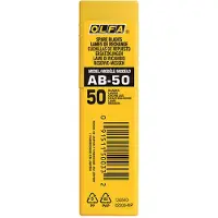 Olfa Ab-50 9 Mm Cutter Blade 50 Units Silber