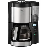Melitta 6766591, Filterkaffeemaschine, Gemahlener Kaffee, 1080 W, Schwarz, Silber